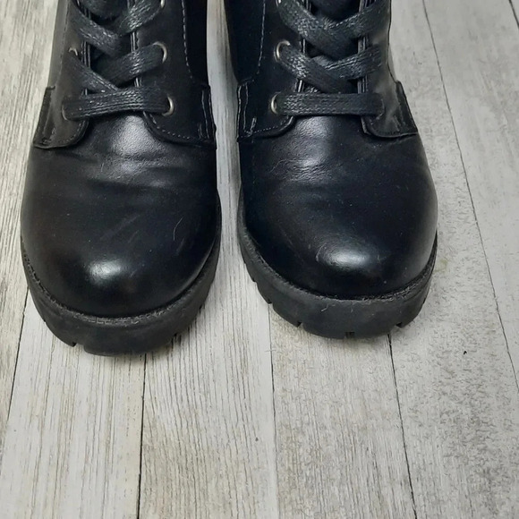 ZiGi Soho Morgan Womens Heeled Lace Up Boots Black Size 7 - Picture 5 of 6